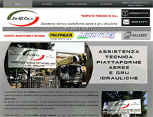 Tablet Screenshot of logica-srl.net